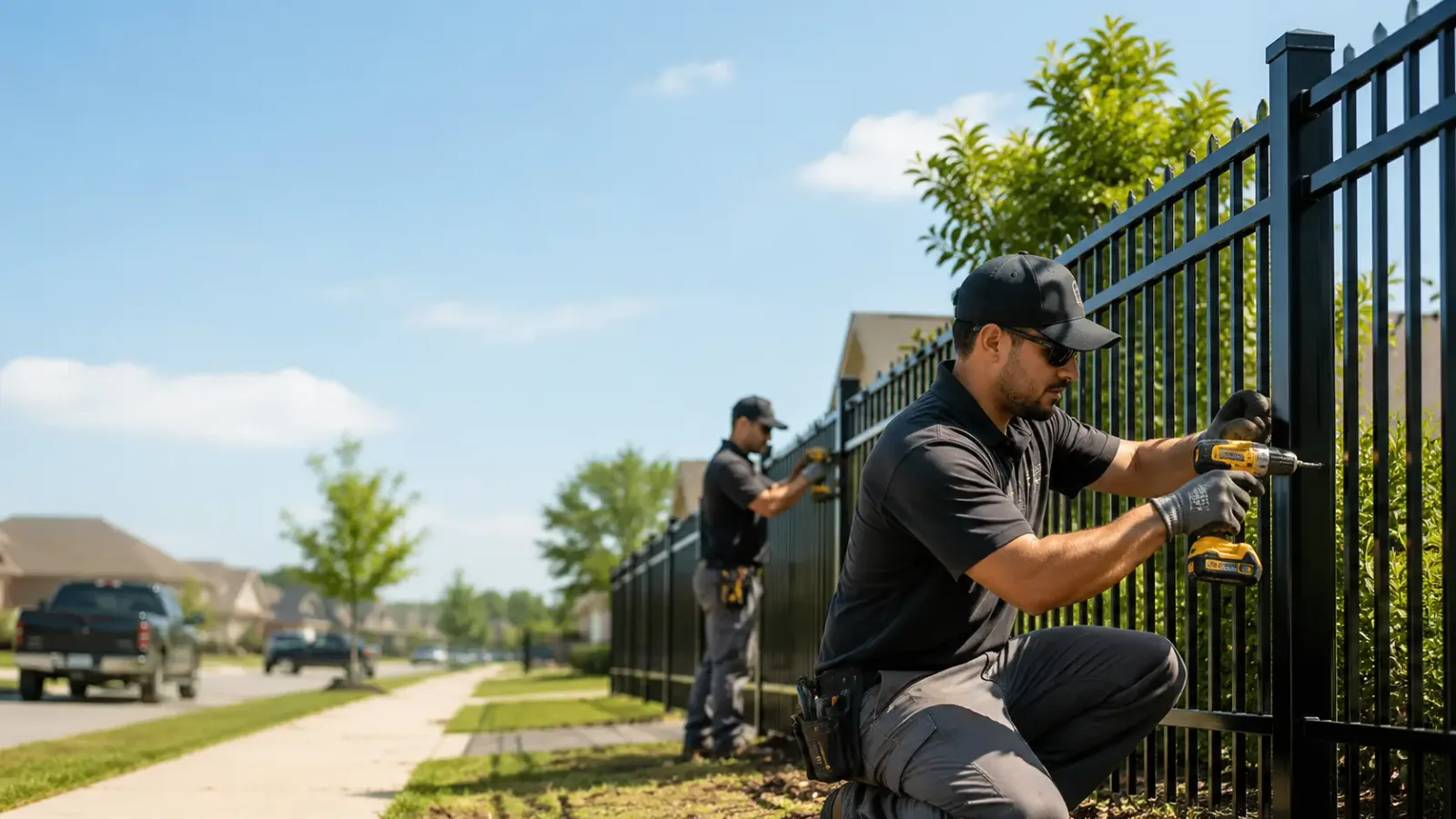 Metal Fence Installation in New Hampshire